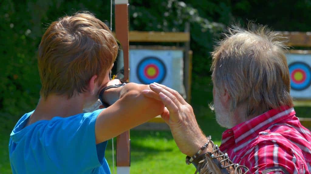 Image result for recurve bow hand placement