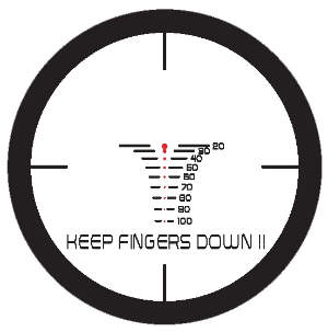 Bear X Speed reticle layout